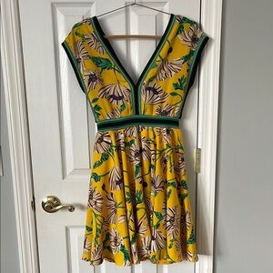 Floral Yellow Dress